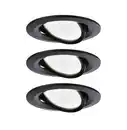 Bild 1 von Deckenleuchte Nova max. 6,5 Watt, 3-teilig Deckenlampe, Schwarz