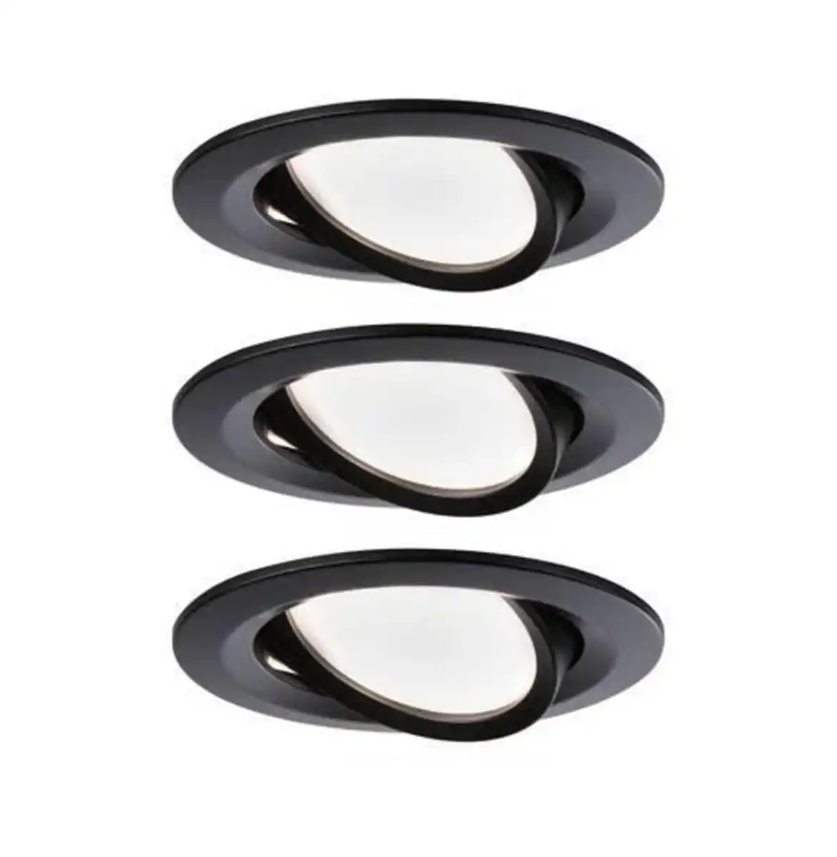 Bild 1 von Deckenleuchte Nova max. 6,5 Watt, 3-teilig Deckenlampe, Schwarz