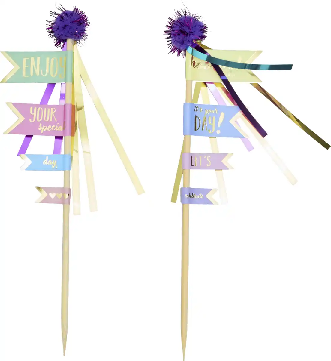 Bild 4 von DEKOWELT TORTENSTECKER Wimpel