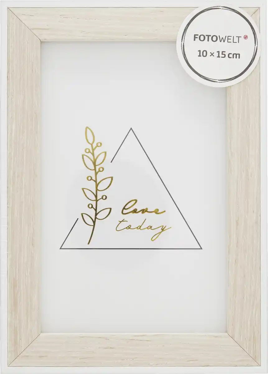 Bild 1 von IDEENWELT FSC Holzrahmen weiß 10x15cm