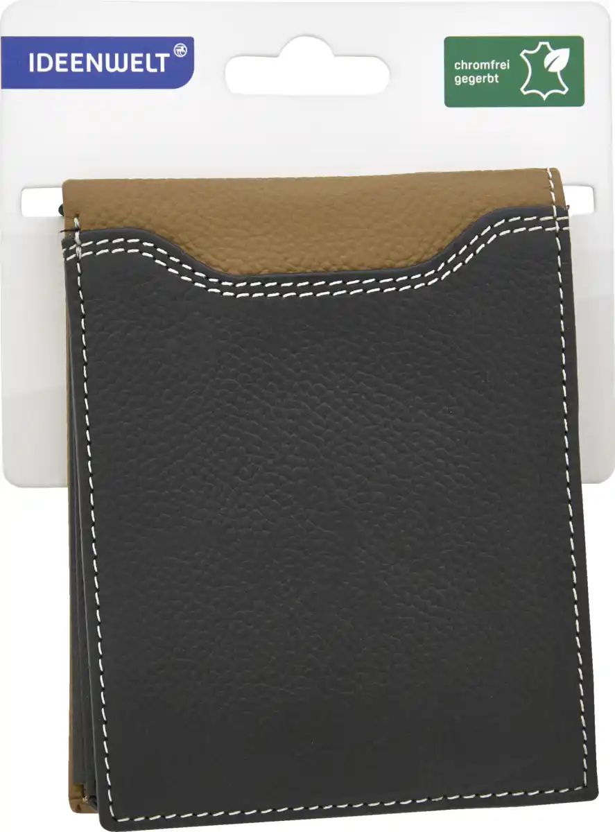 Bild 1 von IDEENWELT Leder Geldbörse 8022-81