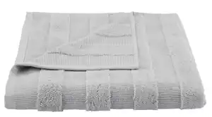 Duschtuch Chris in Grau ca. 70x140cm, Silberfarben