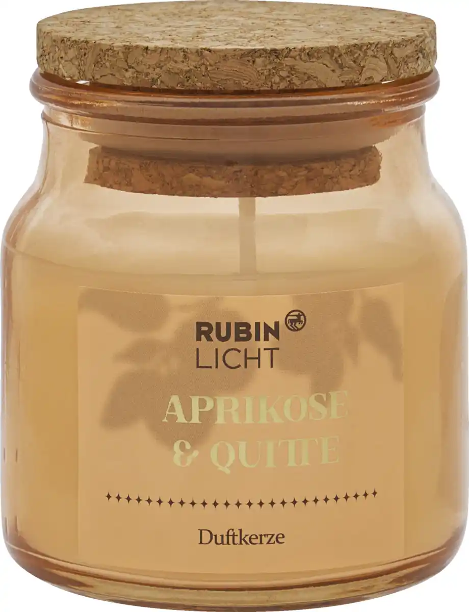 Bild 2 von RUBIN LICHT 1-Docht Duftglas Aprikose & Quitte