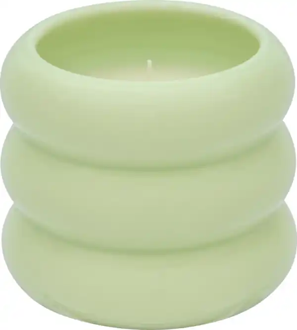 Bild 1 von RUBIN LICHT Keramikkerze 3-Ring mint/beige
