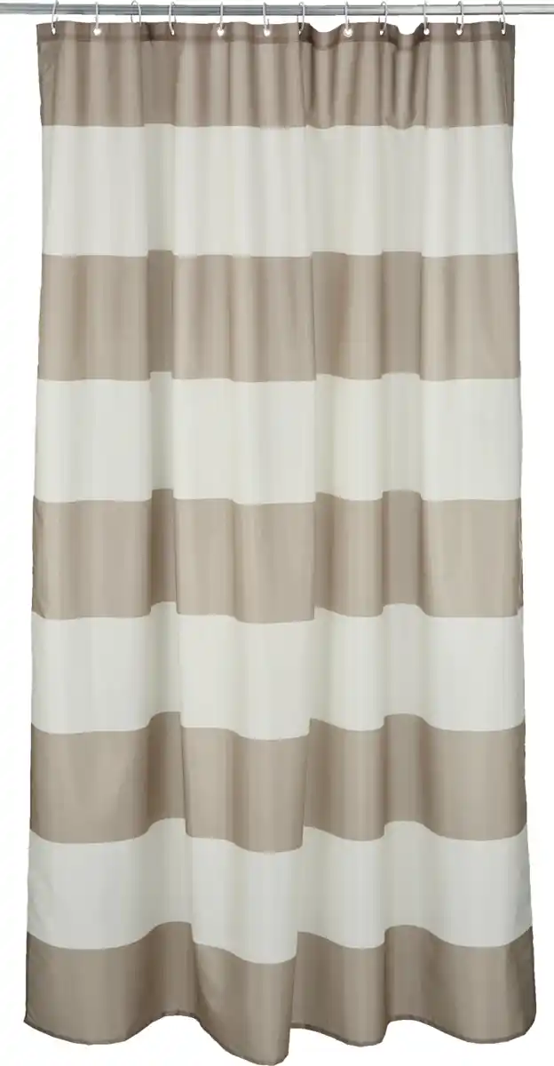 Bild 2 von IDEENWELT Duschvorhang Streifen/Uni sortiert