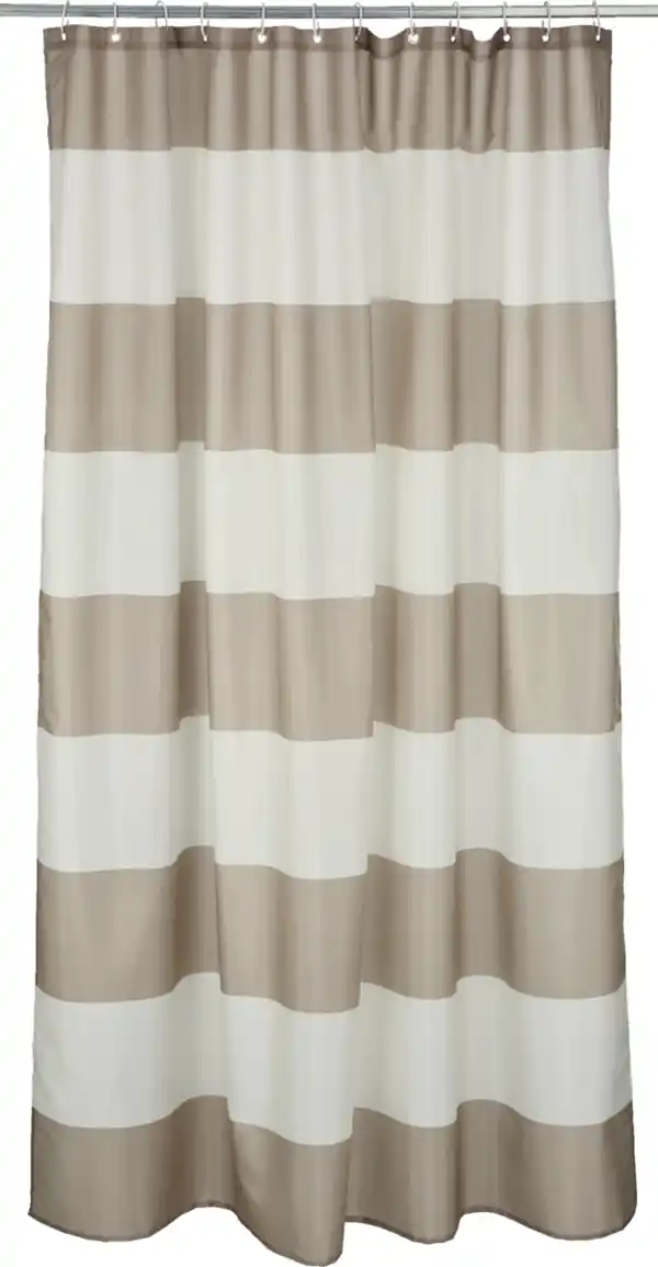 Bild 2 von IDEENWELT Duschvorhang Streifen/Uni sortiert