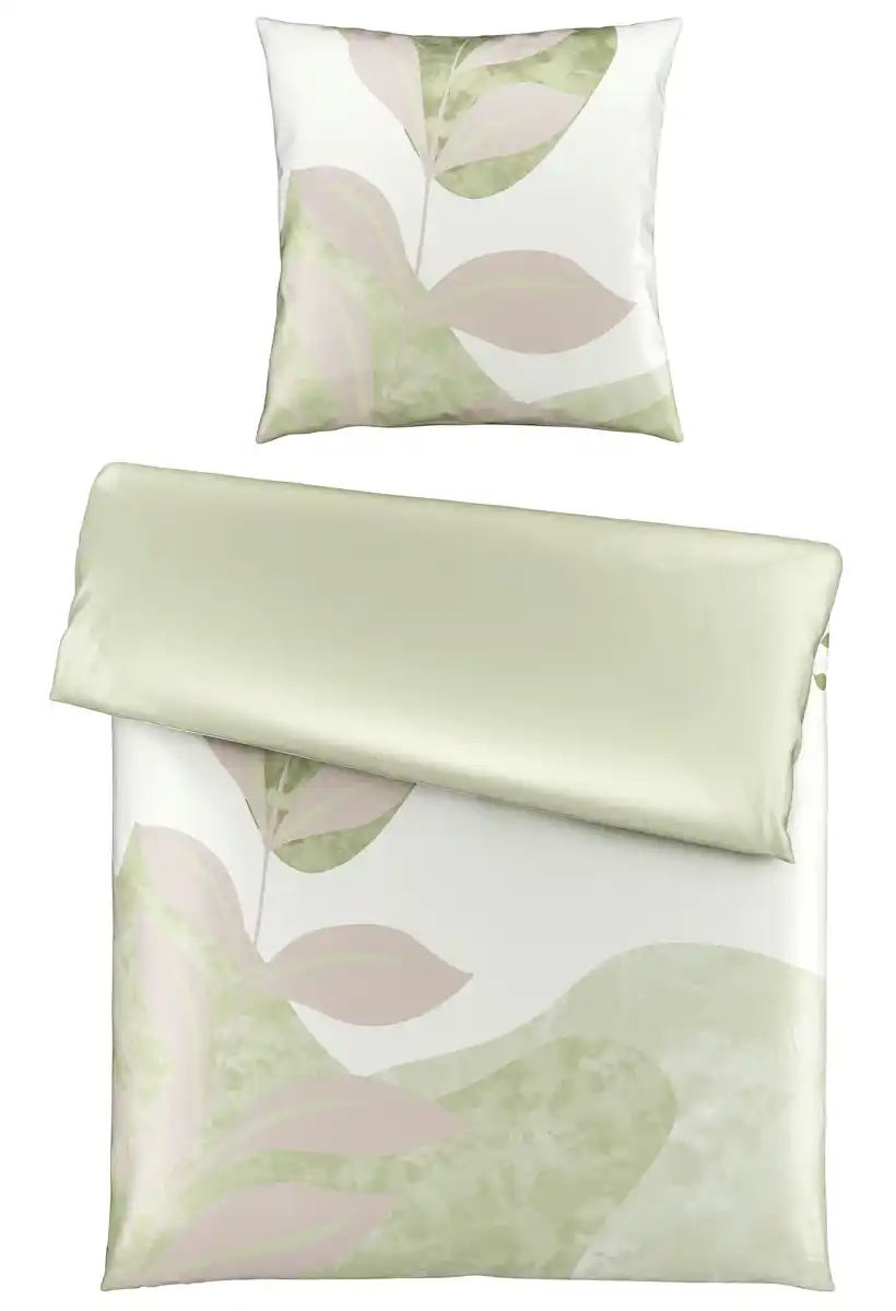 Bild 1 von Bettwäsche Ice Burg Grün ca. 135x200cm, Grün