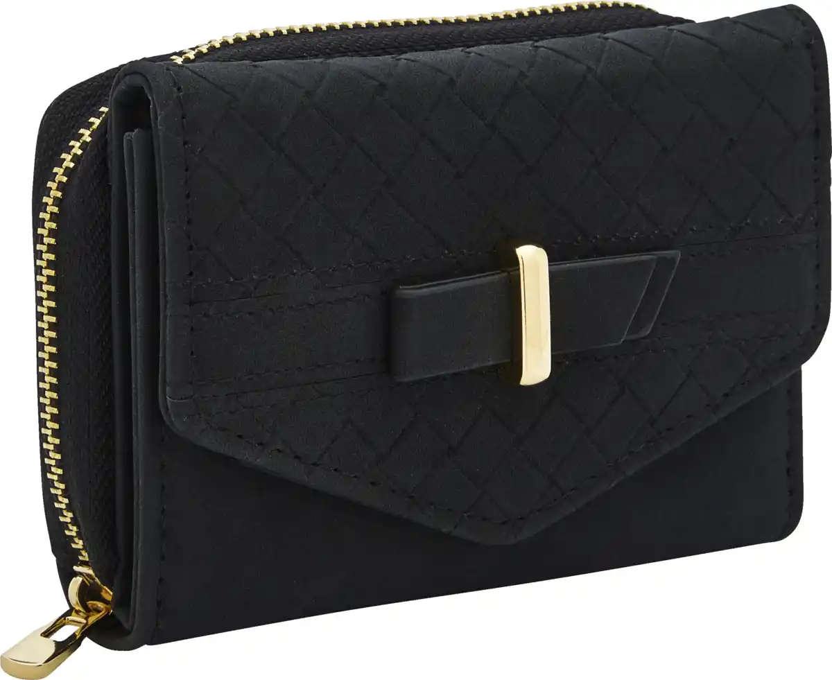 Bild 1 von IDEENWELT Geldbörse Schleife rose & schwarz