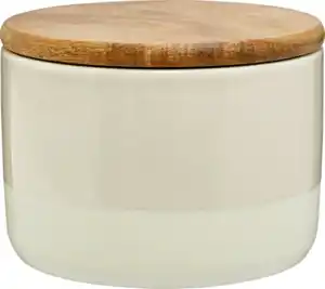 DEKOWELT KERAMIKDOSE GRÜN CREME