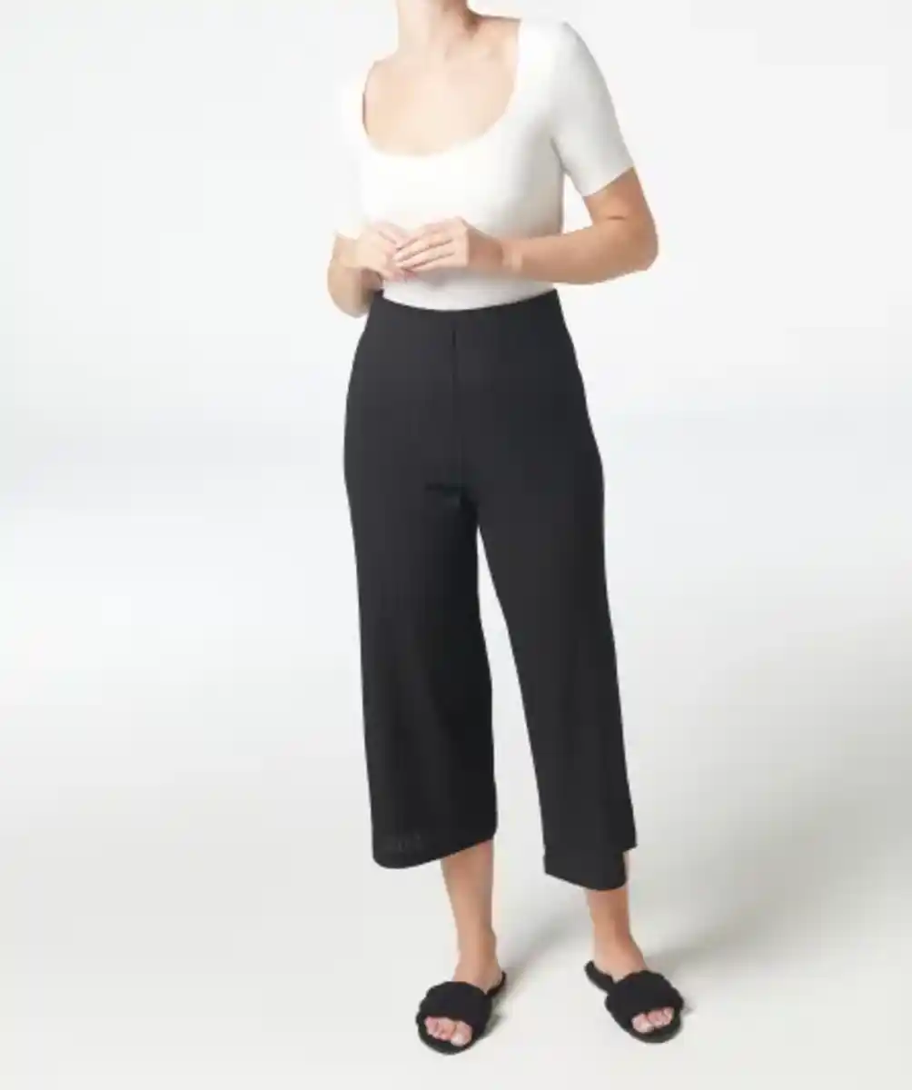 Bild 1 von Culotte in Caprilänge, schwarz