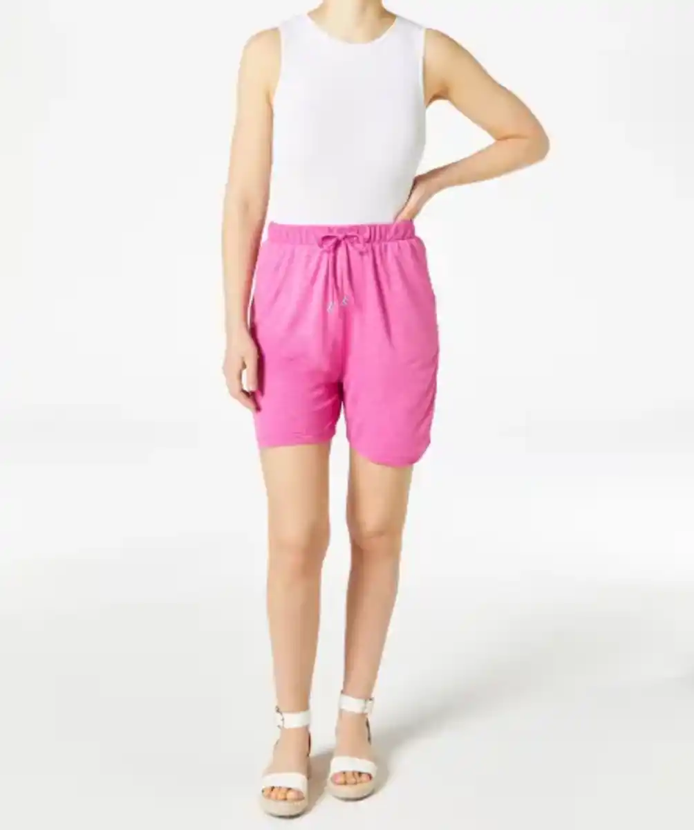 Bild 1 von Strukturierte Shorts, pink
