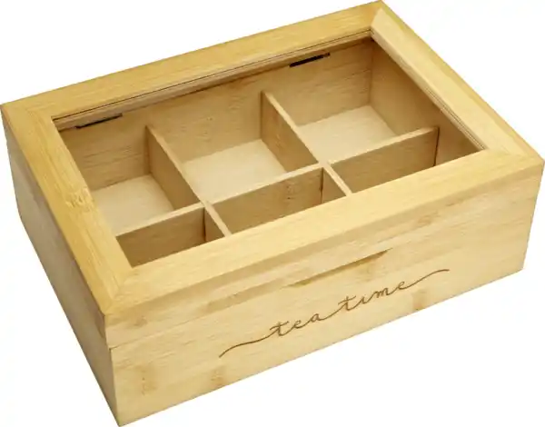 Bild 2 von IDEENWELT Teebeutelbox Bambus Teatime