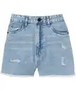 Bild 1 von Shorts mit Häkeltasche, jeansblau hell ausgewaschen
