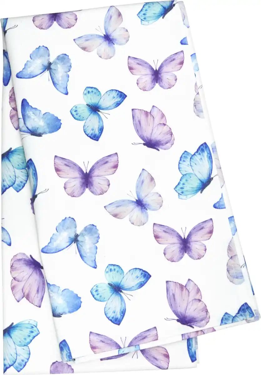 Bild 1 von DEKOWELT Tischläufer Zitronen/Schmetterlinge