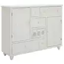 Bild 1 von Landscape Sideboard, Weiß, Holz, Tanne,Tanne, massiv, 2 Fächer, 6 Schubladen, 123x95x39.5 cm, Beimöbel erhältlich, stehend, Schlafzimmer, Schlafzimmer Kommoden