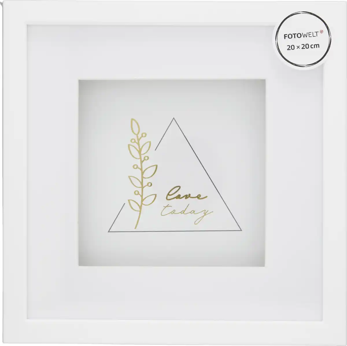 Bild 1 von IDEENWELT HOLZ 20X20CM WEISS