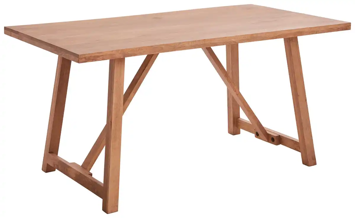 Bild 1 von Esstisch Holz, massiv 'Rosa', ca. 160x90 cm