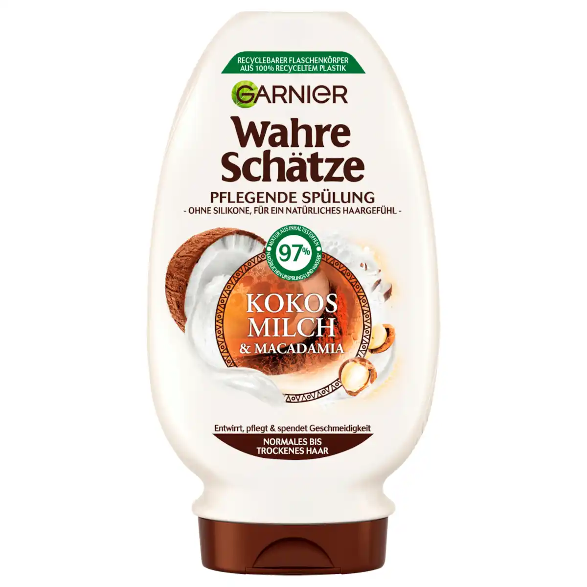 Bild 1 von Garnier Wahre Schätze Pflege-Spülung Kokosmilch & Macadamia 200ml