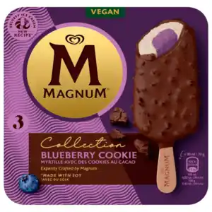 Magnum Blueberry Cookie Eis vegan 3x90ml