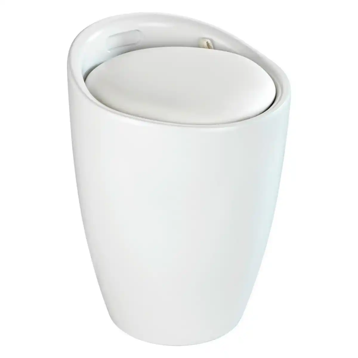 Bild 1 von Wenko Wäschetonne, Weiß, Kunststoff, 20 L, 36x50.5x36 cm, Ordnen & Aufbewahren, Wäschekörbe & Tonnen