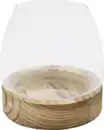 Bild 1 von RUBIN LICHT Glaswindlicht Holz groß