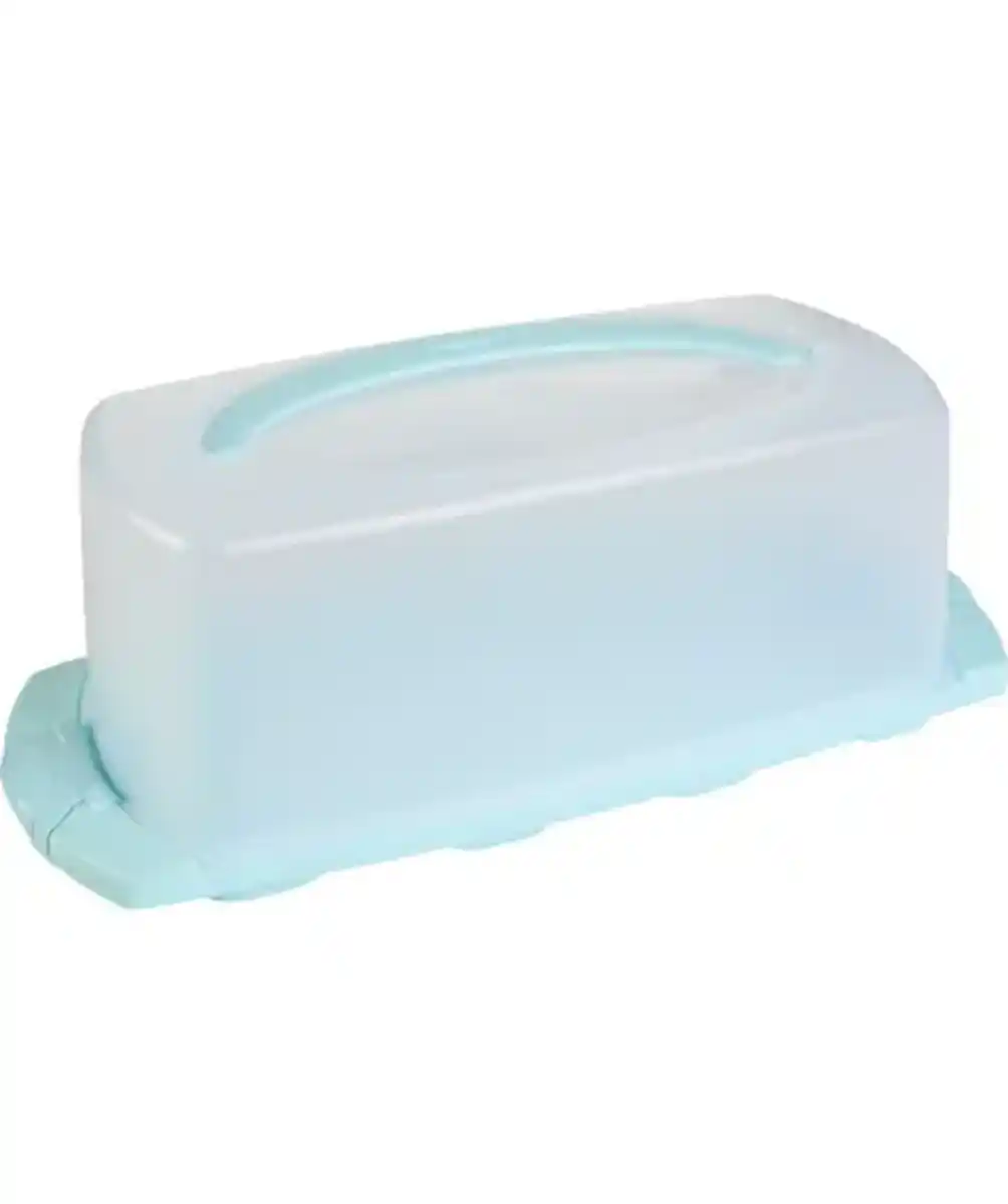 Bild 1 von Rechteckige Kuchentransportbox, türkis