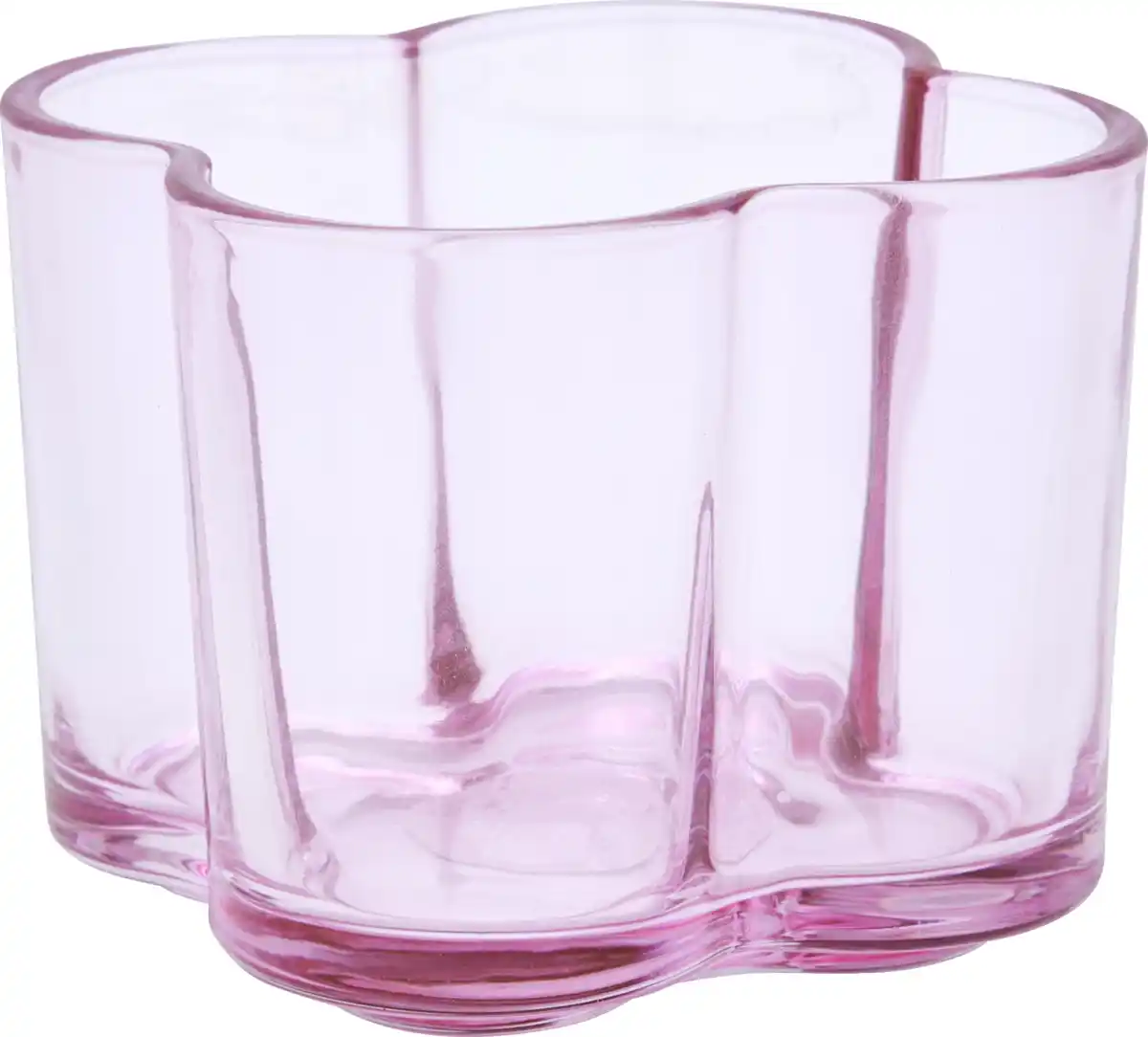 Bild 2 von RUBIN LICHT Teelichtglas Blume rosa groß