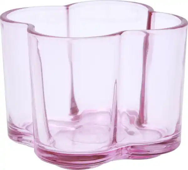 Bild 2 von RUBIN LICHT Teelichtglas Blume rosa groß