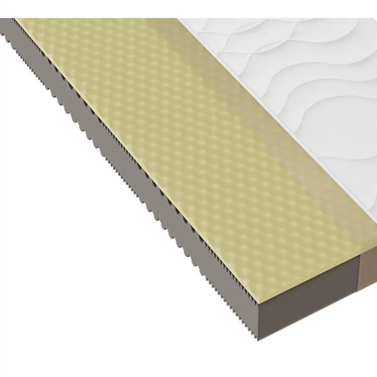 Bild 1 von Beco Kaltschaummatratze, Weiß, Textil, H3 + H4, Füllung: Polyester, rechteckig, 140x200 cm, Made in Germany, Oeko-Tex® Standard 100, Bezug abnehmbar/waschbar, Ober- und Unterseite versteppt, für