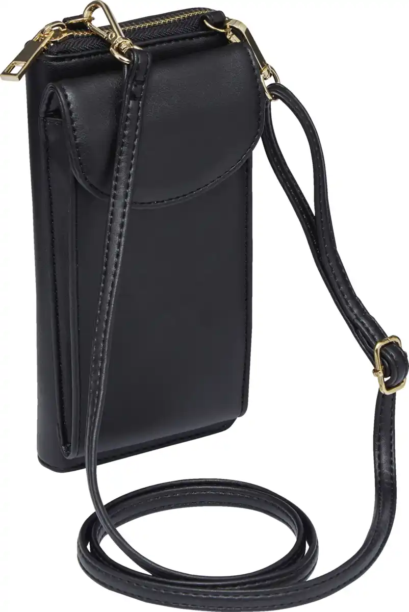 Bild 2 von IDEENWELT Handy-Geldbörse schwarz & navy H16