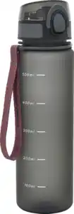 IDEENWELT Sport-Trinkflasche anthraz./türkis 600ml