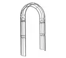 Bild 1 von Dehner Metall-Rosenbogen Northhampton, ca. B132/H233/T38 cm