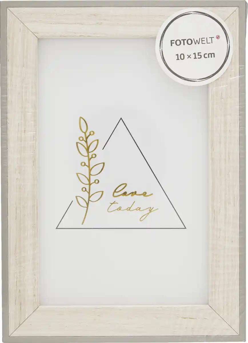 Bild 1 von IDEENWELT FSC Holzrahmen grau 10x15cm