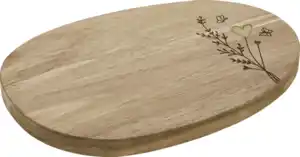 DEKOWELT Holztablett Blumen Herz