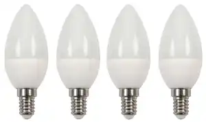 LED-Leuchtmittel Multi max. 5,5 Watt, 4 Stück, Weiß