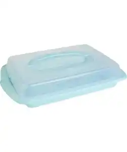 Kuchentransportbox, türkis