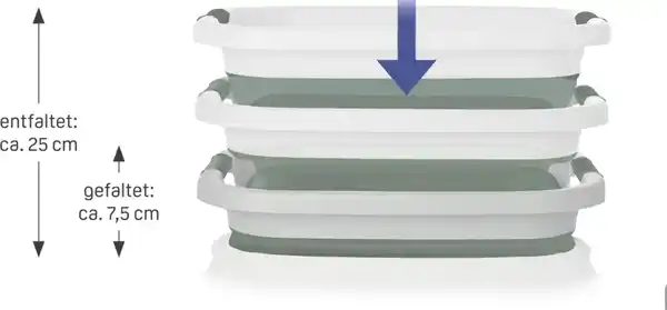 Bild 3 von IDEENWELT Faltbarer Wäschekorb, grün