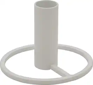 RUBIN LICHT Stabkerzenhalter metal weiss/beige