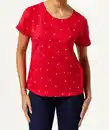 Bild 1 von T-Shirt Pusteblume, rot bedruckt