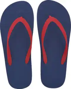IDEENWELT V-Sandale 37/38 blau/rot