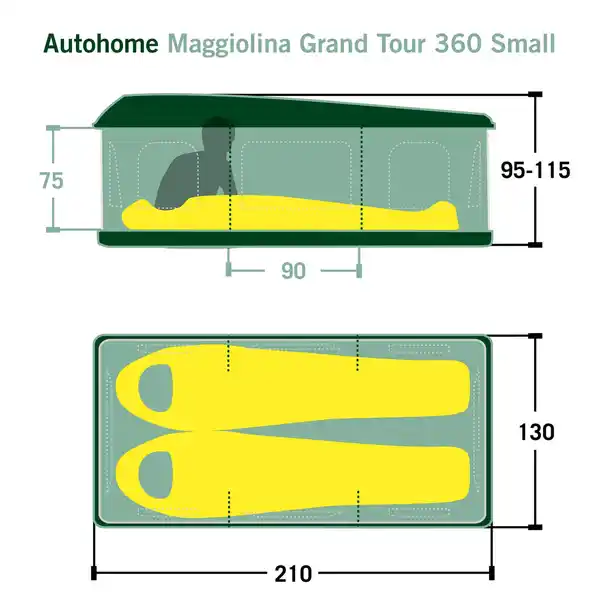 Bild 2 von MAGGIOLINA GRAND TOUR 360 SMALL - Dachzelt
