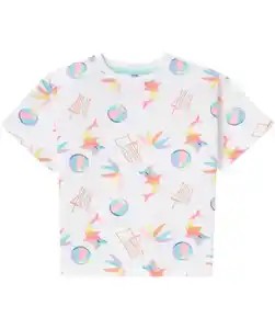 Sommerliches T-Shirt, weiß