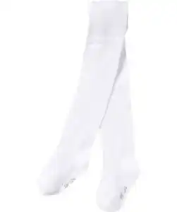 Gemusterte Strumpfhose, weiß