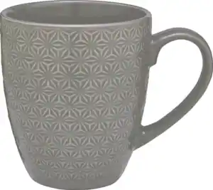 IDEENWELT BECHER RELIEF BUNT SORTIERT GRAU/BLAU