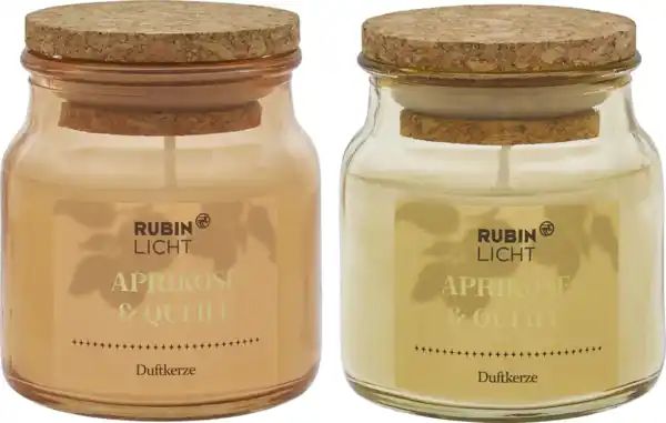 Bild 3 von RUBIN LICHT 1-Docht Duftglas Aprikose & Quitte