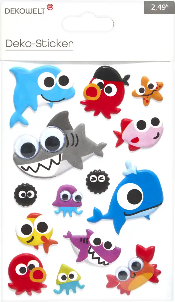 Bild 4 von DEKOWELT SOFT EVA STICKER MIT AUGEN FS2