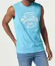 Bild 1 von Tanktop mit Schriftzug, aqua