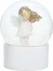 DEKOWELT Glitzerkugel Engel