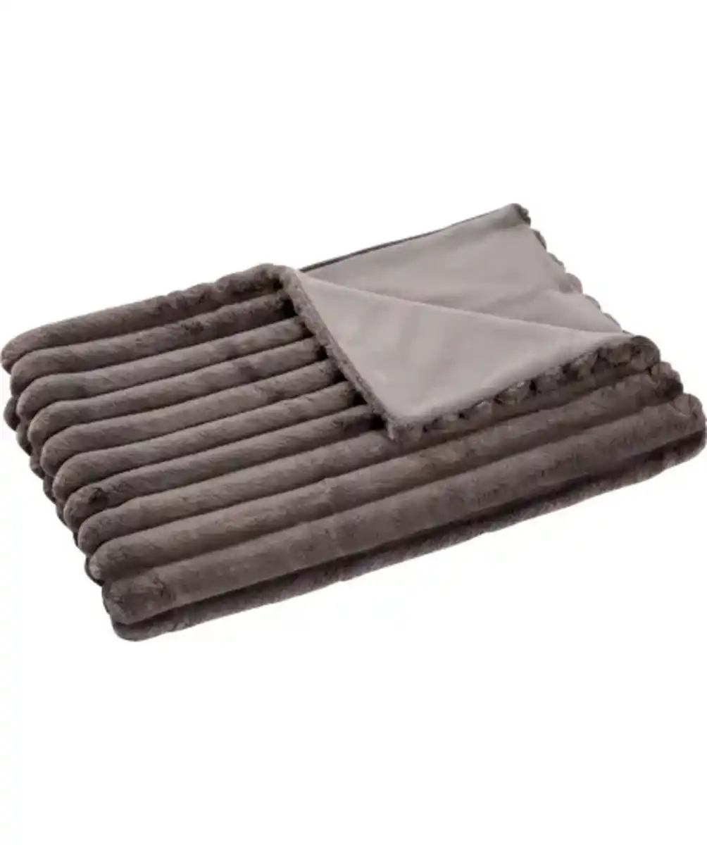 Bild 1 von Wohndecke aus Kunstfell, anthrazit