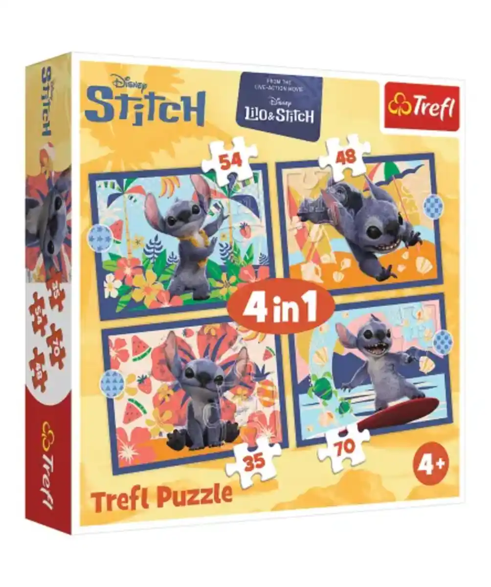 Bild 1 von Stitch Trefl Lizenz Kinderpuzzles, orange